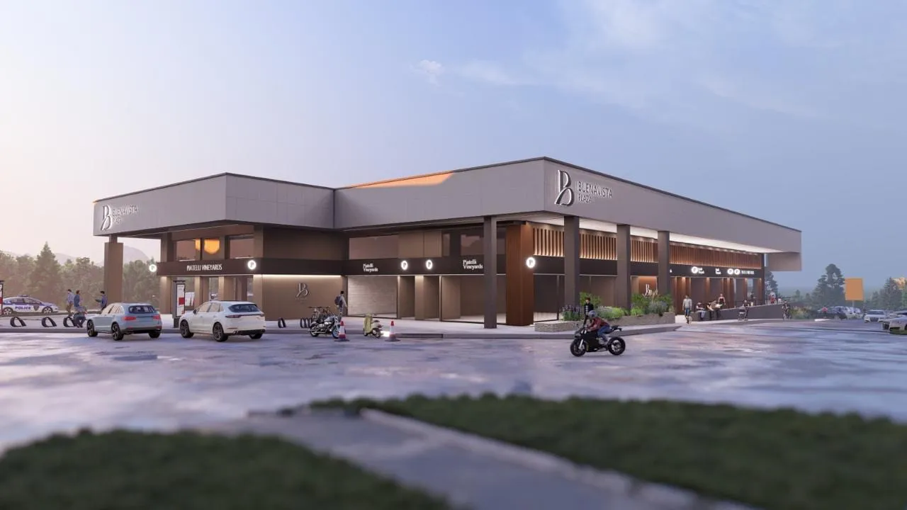 Render de Buena Vista Plaza, Luján de Cuyo, Mendoza