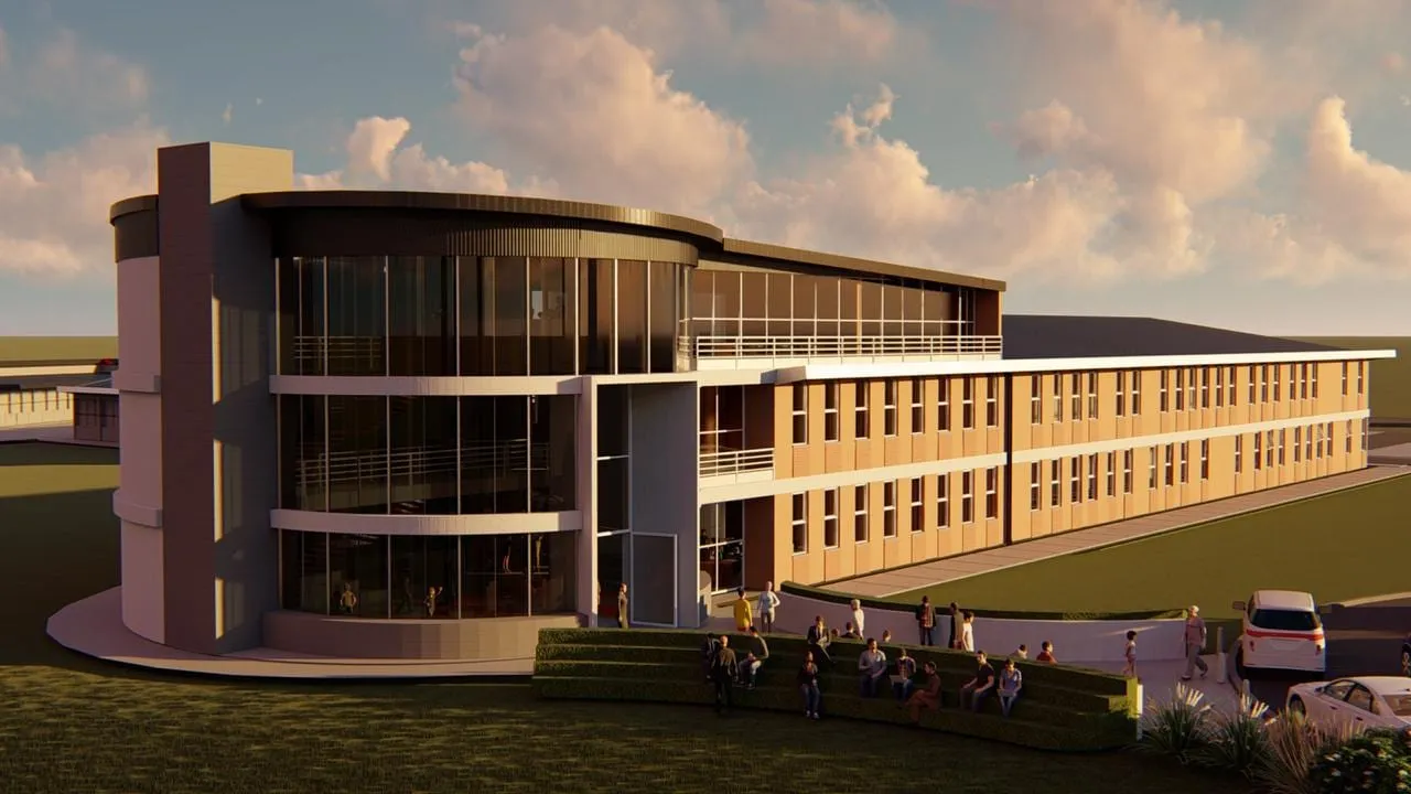 Render de Northfield School · Puertos, Puertos, Escobar